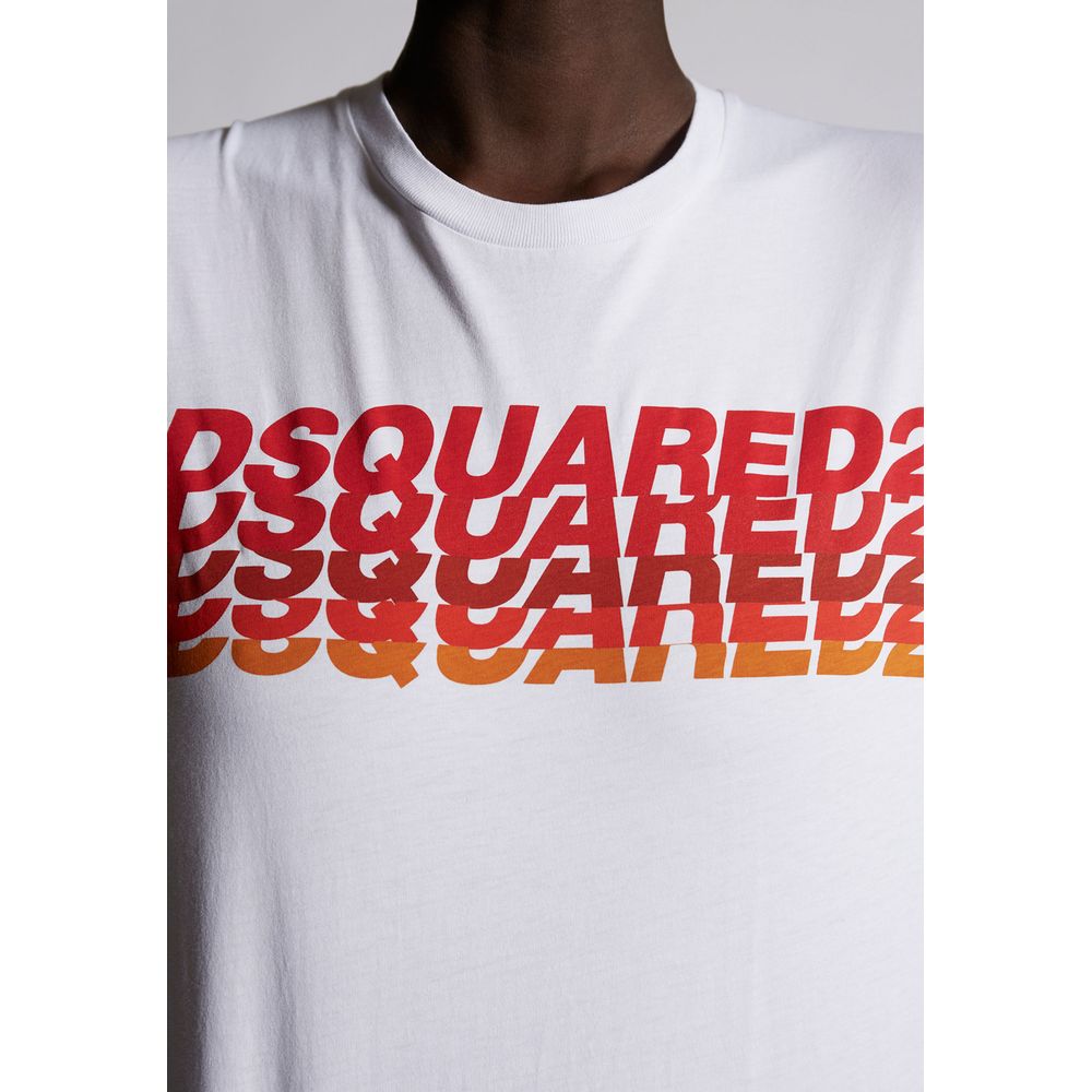 Dsquared² Elevated Casual Cotton Tee with Signature Appeal