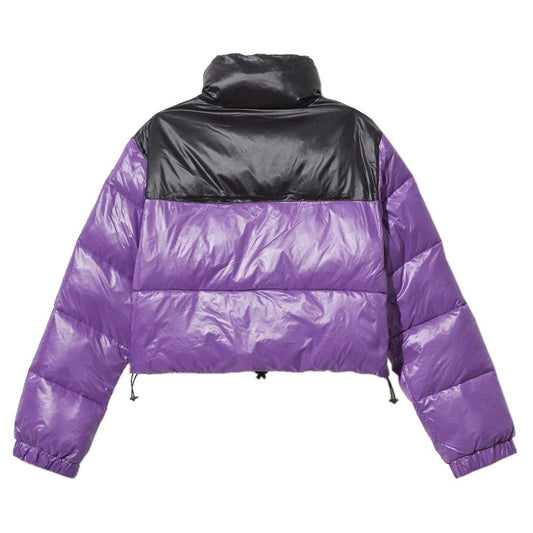 Comme Des Fuckdown Chic Purple Nylon Down Jacket