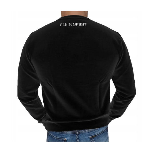 Plein Sport Sleek Cotton Blend Crewneck Sweatshirt