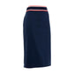 PINKO Blue Viscose Skirt