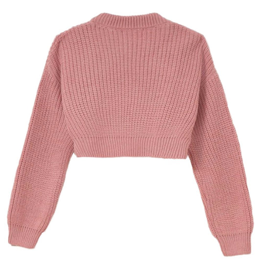 Mar De Margaritas Pink Acrylic Sweater