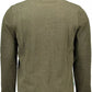 Superdry Sleek Green Zippered Sweatshirt with Embroidery