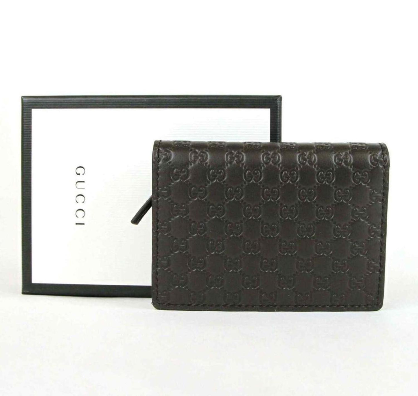Gucci Men's  Microguccissima Leather Bi-fold Card Case Wallet