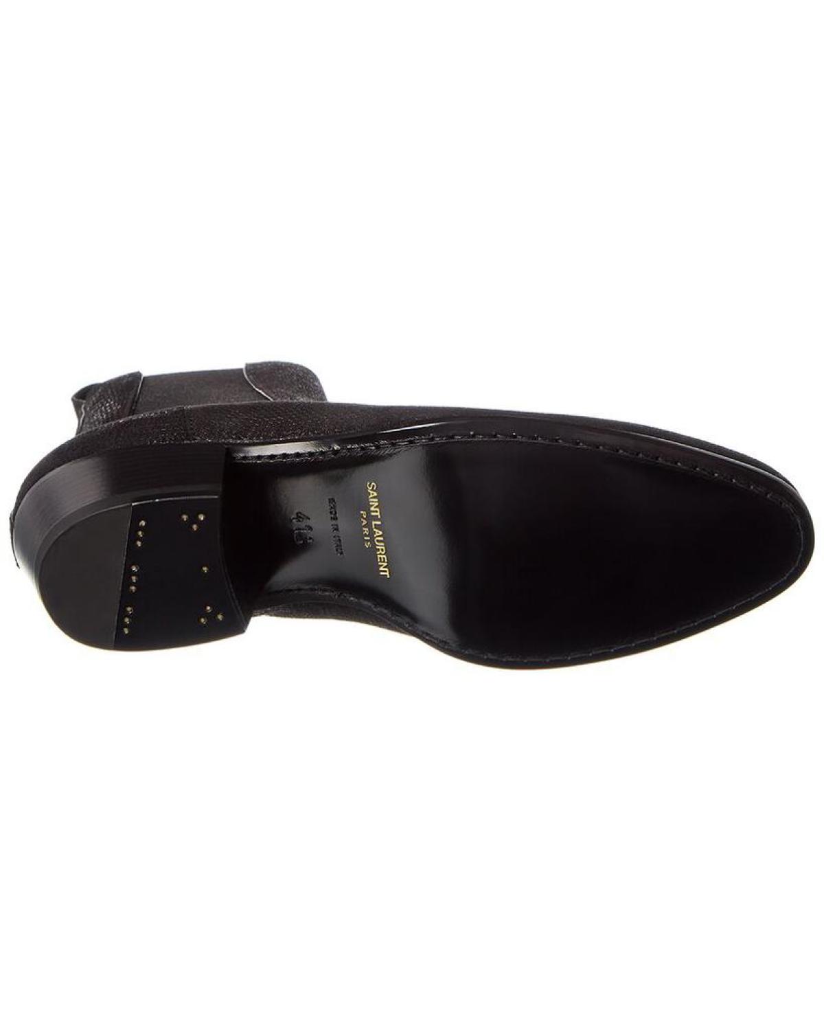 Saint Laurent Cole 45 Leather Boot