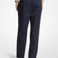Stretch Cotton Belted Trousers