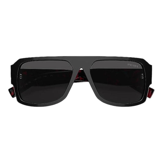 PRADA Unisex PR 22YS 1AB5S0 Black Frame Dark Grey Lens Sunglasses