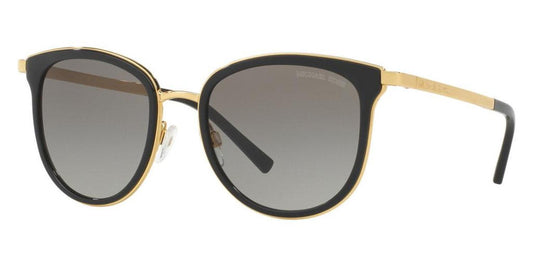 Michael Kors Women's Adrianna 54mm Black and Gold Sunglasses MK1010-110011-54