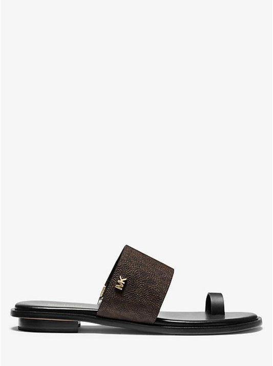 August Signature Logo Sandal