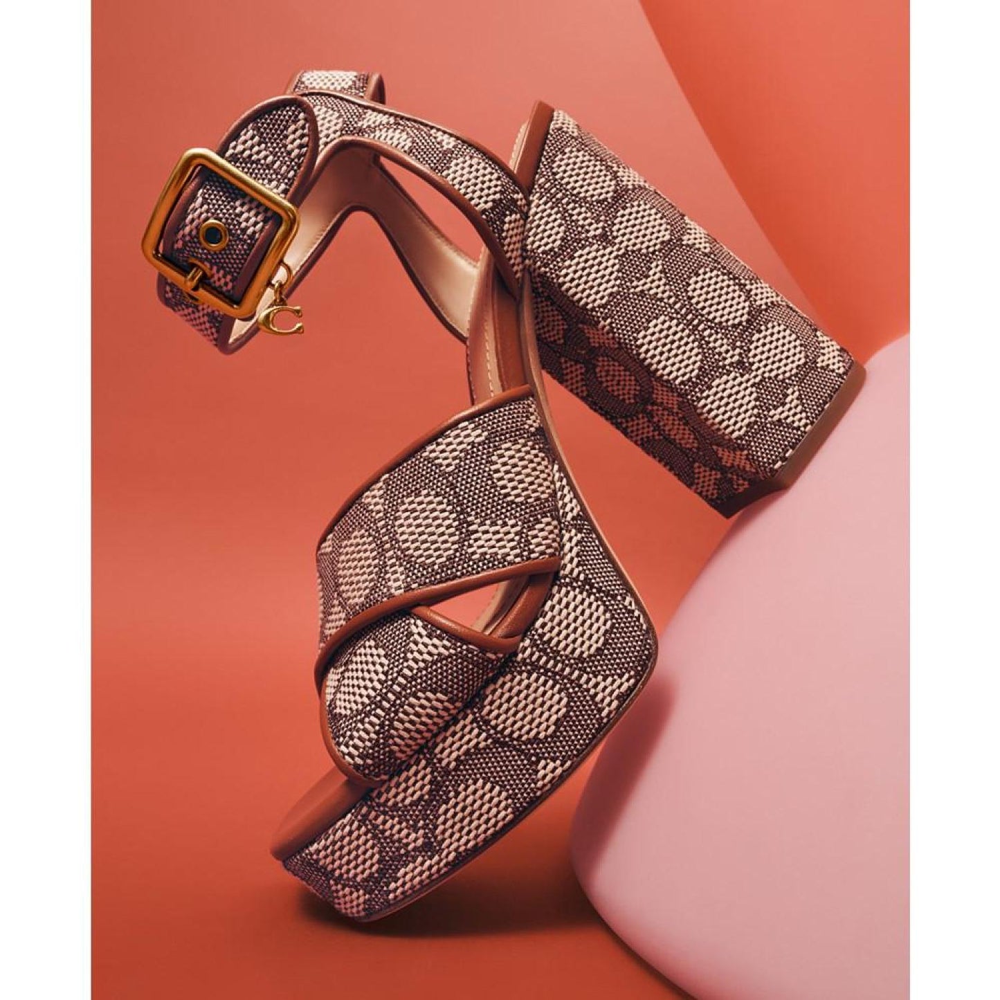 Nelly Crossband Platform Dress Sandals
