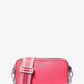 Jet Set Small Pebbled Leather Double-Zip Camera Bag