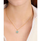 Gold-Tone Stone Fleurette Pendant Necklace, 16" + 3"' extender
