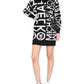 Michael Michael Kors Logo Intarsia Crewneck Dress