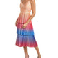 Marchesa Notte Sleeveless Printed Dress