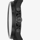 Oversized Brecken Black-Tone Watch