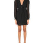Michael Michael Kors Polka Dot Printed Long-Sleeved Dress