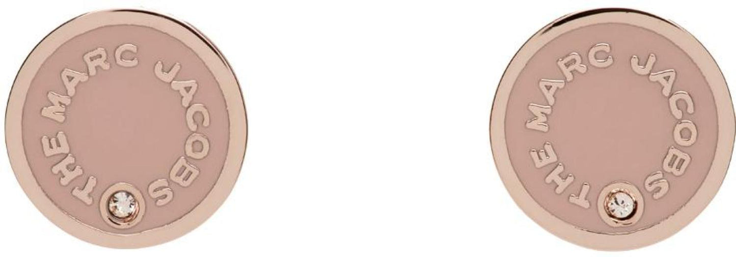 Rose Gold 'The Medallion Studs' Earrings