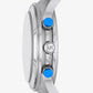 Watch Hunger Stop Oversized Runway Silver-Tone Watch