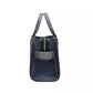 The Micro Denim-Printed Leather Tote Bag
