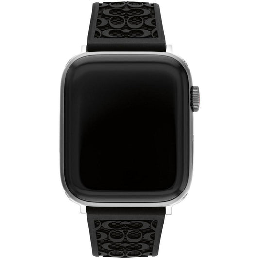 Black Silicone Strap 42/44/45mm Apple Watch Band