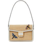Katy Dragonfly Embellished Straw Small Shoulder Bag