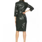 Jacqueline Leather Dress