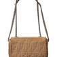 FENDI Baguette Midi FF Tech Mesh Shoulder Bag
