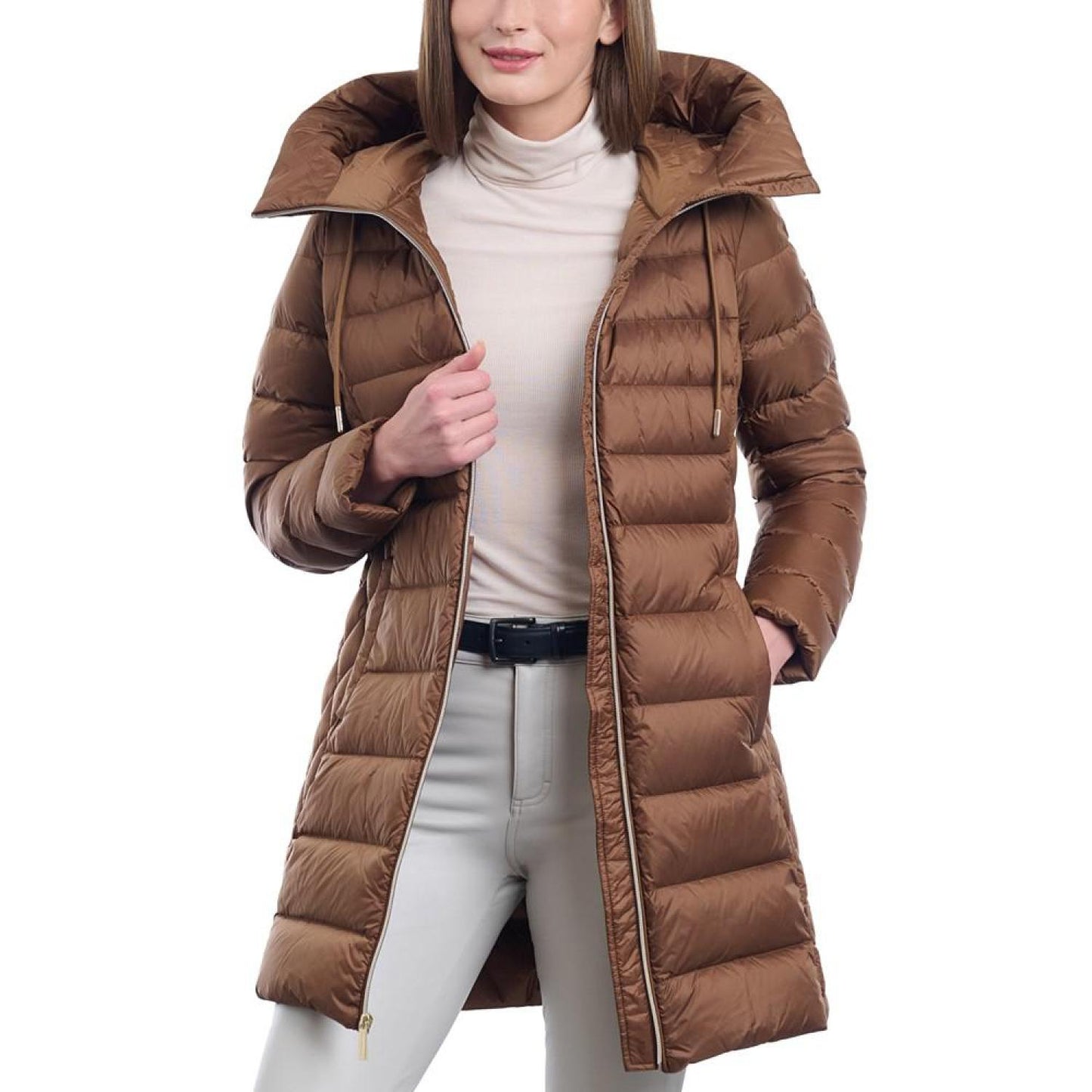 Women's Hooded Down Packable Puffer Coat, Created for Macy's