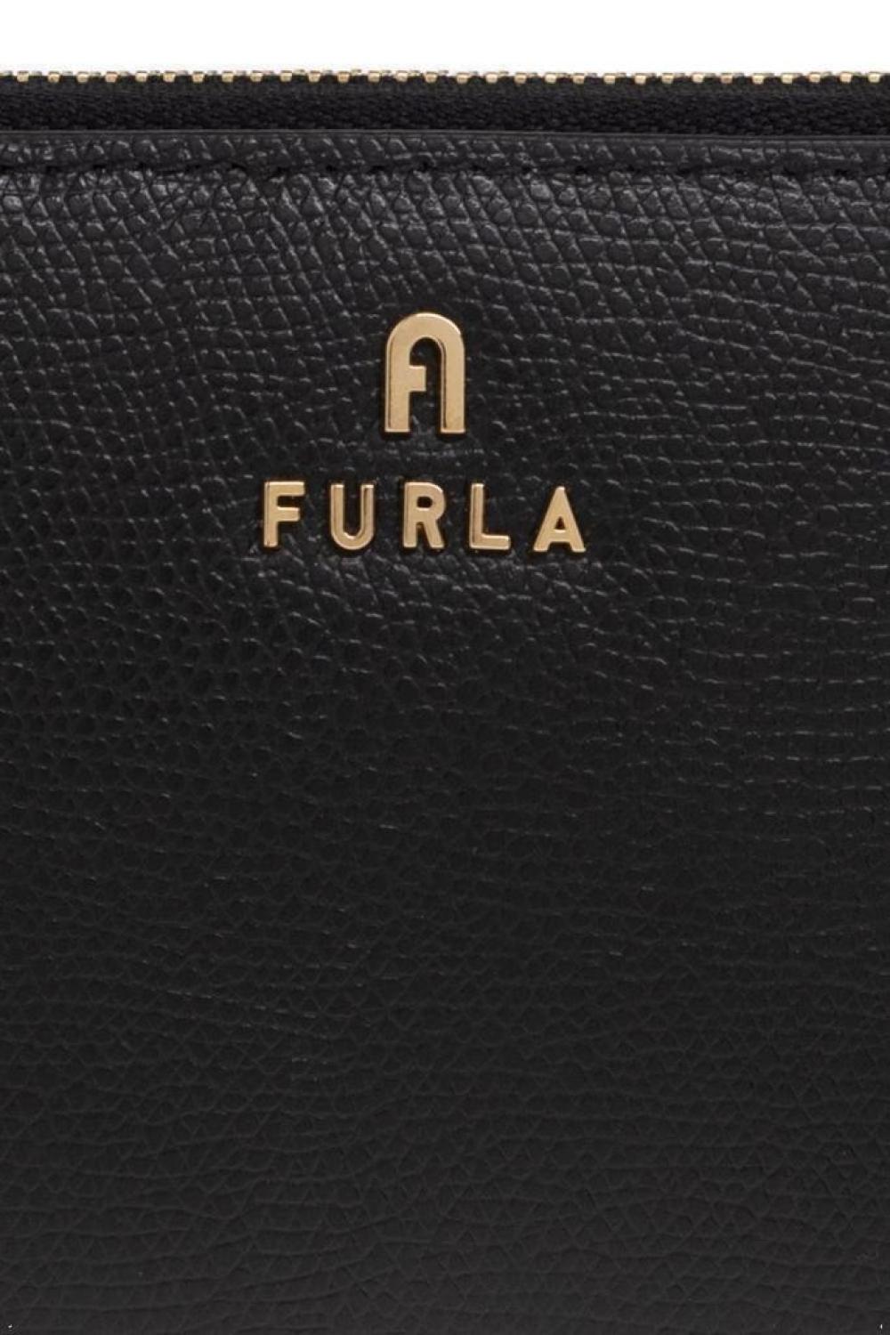 Furla Logo Plaque Zipped Continental Wallet