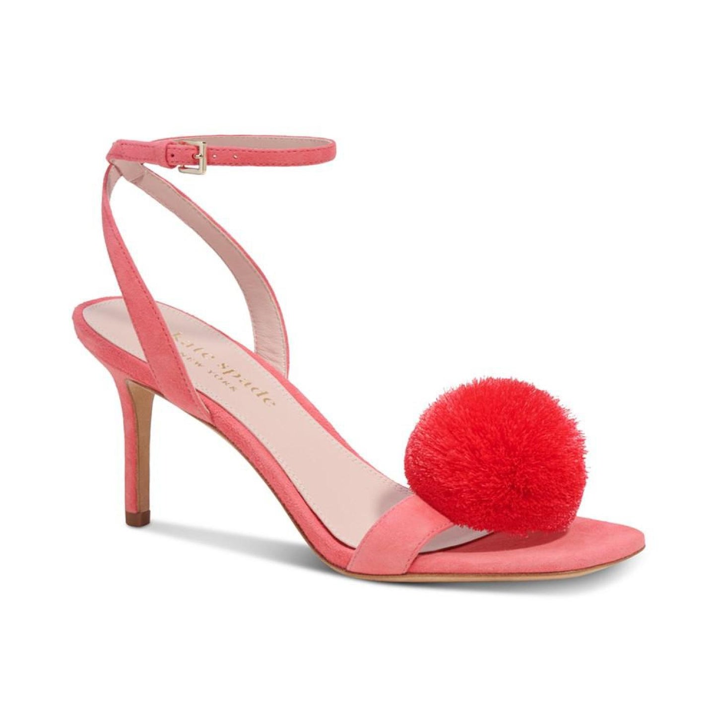 Women's Amour Pom Pom Ankle-Strap Dress Sandals