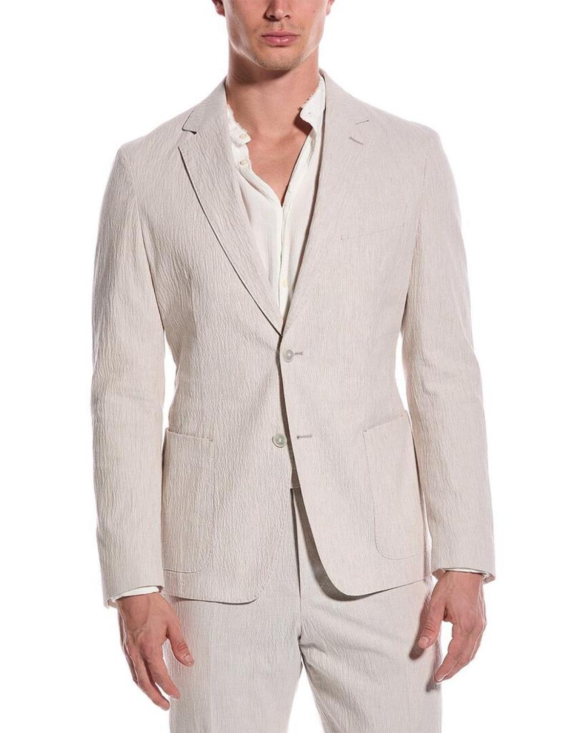 BOSS Hugo Boss 2pc C-Hanry Slim Fit Linen-Blend Suit