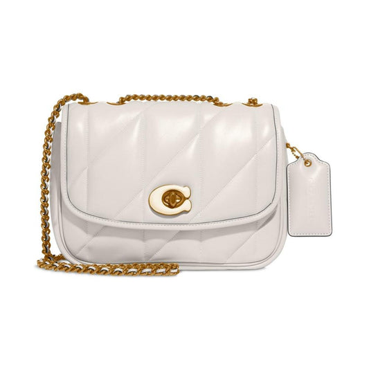 Quilted Pillow Madison Shoulder Bag with Chain Strap