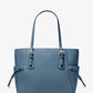 Voyager Small Pebbled Leather Tote Bag