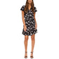 Women's Printed Faux-Wrap Dress, Regular & Petite