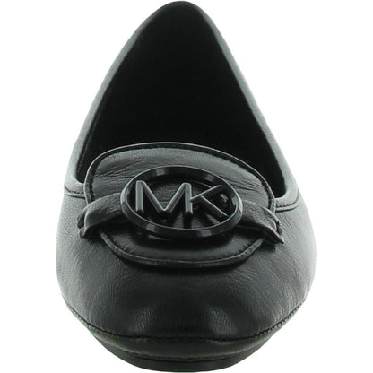 Lillie Moc Womens Leather Slip-On Moccasins