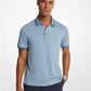 Greenwich Logo Print Cotton Jersey Polo Shirt