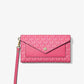 Jet Set Large Signature Logo Envelope Wristlet
