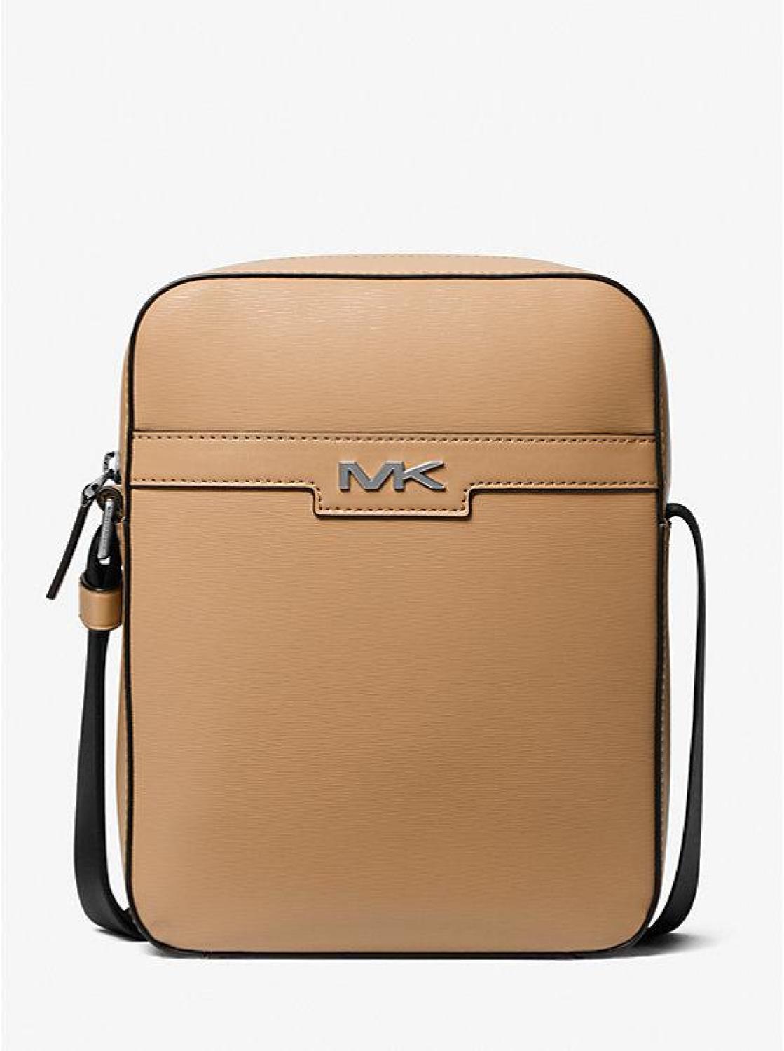 Cooper Textured Faux Leather Flight Bag