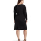 Plus Size Stretch Jersey Long Sleeve Dress