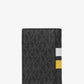Signature Logo Stripe Bi-Fold Card Case