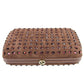 Gucci Women's  Suede Broadway Crystal Evening Clutch Bag