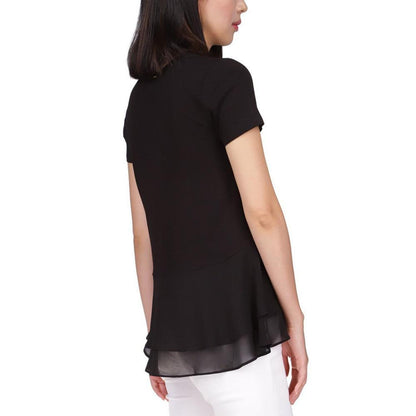 Layered-Hem Top