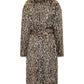 Michael Michael Kors Leopard Print Faux Fur Robe Coat