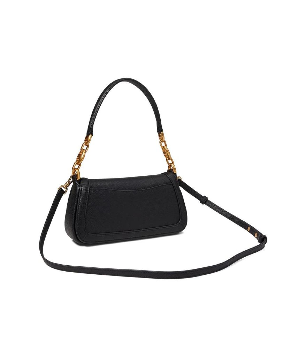 Gramercy Pebbled Leather Small Flap Shoulder Bag