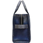 The Medium Denim Photo Print Leather Tote