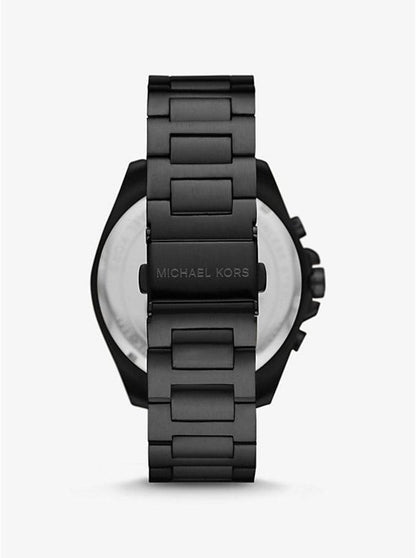 Oversized Brecken Black-Tone Watch