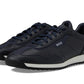 Zayn Low Profile Leather Mesh Sneakers