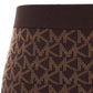 Michael Michael Kors Monogram Printed Pencil Skirt