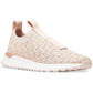 Bodie Womens Metallic Logo Casual and Fashion Sneakers