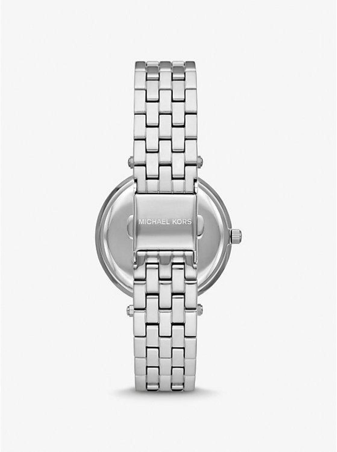 Mini Darci Pavé Silver-Tone Watch