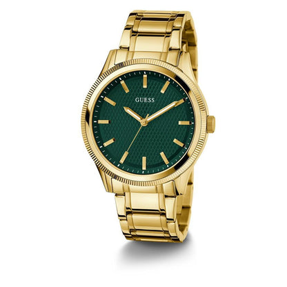 Men's Analog Gold-Tone Stainless Steel Watch 44mm
